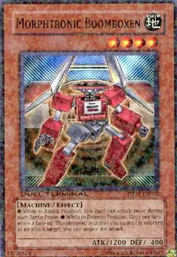Yugioh! LP Morphtronic Boomboxen - DT02-EN052 - Common - Duel Terminal Lightly P - Image 1