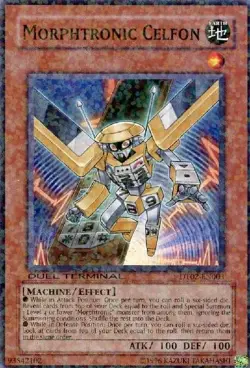 Yugioh! LP Morphtronic Celfon - DT02-EN003 - Common - Duel Terminal Lightly Play - Image 1
