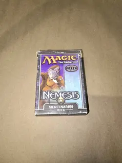 Magic the Gathering Nemesis Mercenaries Empty Theme Deck Box - No MTG Cards - Image 1