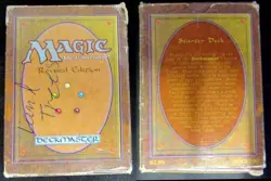MTG Revised Edition Starter Deck Box No Cards *Empty Box ONLY* - Image 1