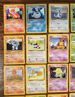 Pokemon TCG 1999 - Base Set LOT of 57 Cards (NO DUPLICATES) - MP *See Pictures* - Image 2