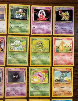 Pokemon TCG 1999 - Base Set LOT of 57 Cards (NO DUPLICATES) - MP *See Pictures* - Image 3
