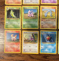 Pokemon TCG 1999 - Base Set LOT of 57 Cards (NO DUPLICATES) - MP *See Pictures* - Image 4