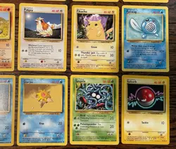 Pokemon TCG 1999 - Base Set LOT of 57 Cards (NO DUPLICATES) - MP *See Pictures* - Image 5
