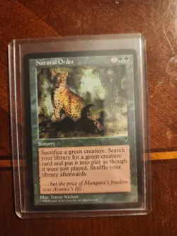 Natural Order MTG Card Visions Rare Sorcery LP - Image 1