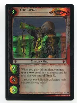 Lord Of The Rings CCG Foil Card BohD 5.R103 Orc Captain - Image 1