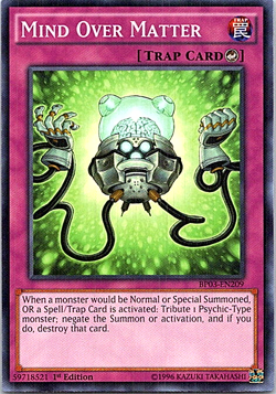 Mind Over Matter BP03-EN209 Yu-Gi-Oh! Card Light Play 1st Edition - Image 1