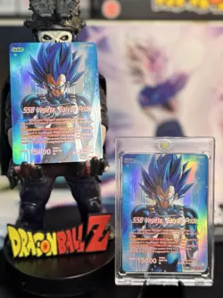 SSB Vegeta Saiyan Pride BT27-001 SLR History of Z Dragon Ball Super Masters Card - Image 2