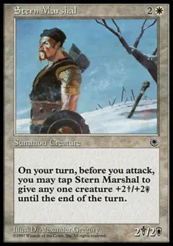 Stern Marshal - Light Play MTG Portal - Image 1