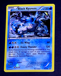 2016 Pokemon BLACK KYUREM Black Star Promo HOLO BLEED Misprint ERROR Card #XY160 - Image 4