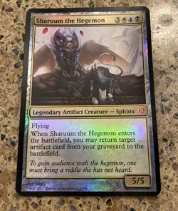 MTG Sharuum the Hegemon Commander 2013 Foil | Oversized Large CARD TCG MAGIC - Image 1