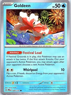 Goldeen (Master Ball) 020/131 SV: Prismatic Evolutions - Pokemon Card - NM - Image 1