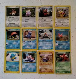 X12 Yuka Morii Pokemon Cards Squirtle E-Reader Paras Holo Lot of 12 - Image 1