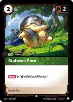 ~ Stalwart Poro ~ Foil ~ Riftbound: Origins - Image 1