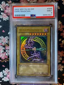 [PSA 9] Dark Magician SDY-006 2002 Ultra Rare Unlimited Japanese YuGiOh Card - Image 1
