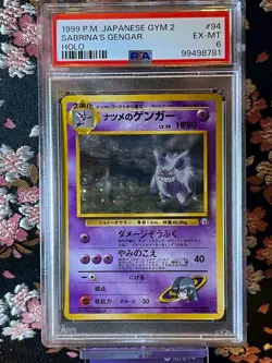 [PSA 6] Sabrina’s Gengar 094 Gym 2 Old Back Holo Japanese Pokemon Card [EX-MT] - Image 1