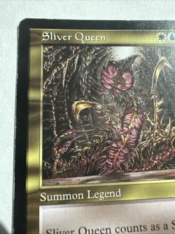 Sliver Queen Magic the Gathering 1998 Rare Legend Creature Stronghold - Image 5