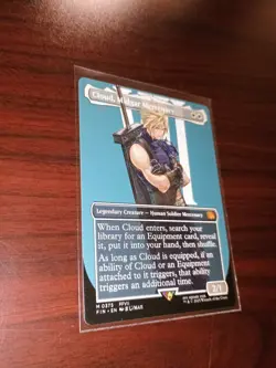 Cloud, Midgar Mercenary Borderless 375 Final Fantasy FIN MTG Regular Fresh NM - Image 5