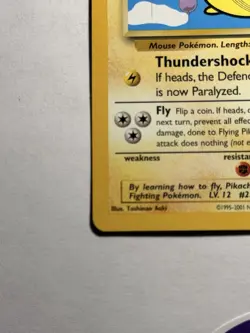Flying Pikachu - 25 WOTC- Regular- Black Star Promo - LP - Image 2