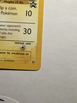 Flying Pikachu - 25 WOTC- Regular- Black Star Promo - LP - Image 3