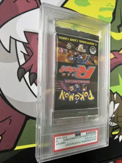 1st edition Team Rocket Booster Pack Tri Art 2000 WOTC Pokemon PSA 10 - Image 3