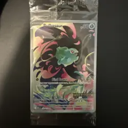 POKEMON BULBASAUR 133/132 MEGA EVOLUTION BOX TOPPER PROMO 2025 SEALED - Image 1