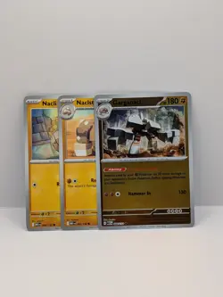 Pokemon TCG Mega Evolution 082/132 Nacli 083/132 Naclstack 084/132 Garganacl - Image 1