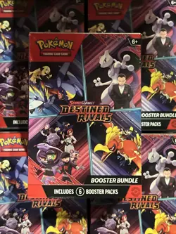 Pokemon Scarlet & Violet Destined Rivals Booster Bundle Box Sealed - Image 1