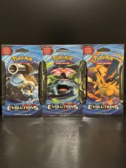 (3) Pokemon TCG XY Evolutions Sleeved English Booster Packs - Image 1