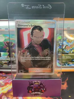 Giovanni's Exile - 67/68 [Hidden Fates] Pokemon TCG - FULL ART ULTRA RARE - NM - Image 1
