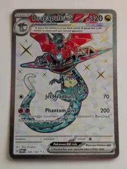 Dragapult EX 200/167 Twilight Masquerade Full Art Ultra Rare Pokemon TCG NM/VLP - Image 1