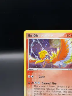2005 Pokemon EX Unseen Forces Cosmos - Ho-Oh Holo Rare 27/115 - Image 2