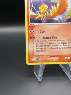 2005 Pokemon EX Unseen Forces Cosmos - Ho-Oh Holo Rare 27/115 - Image 3