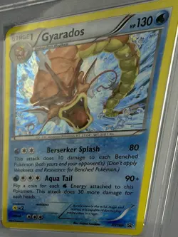 GYARADOS Holo XY109 Pokemon 2016 Black Star Promo Shiny M Gyarados Psa 6 - Image 2