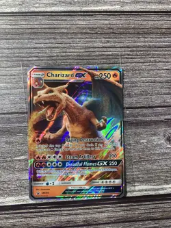 Charizard GX SM195 - Sun & Moon Black Star Promo Holo Pokemon NM/MINT - Image 1