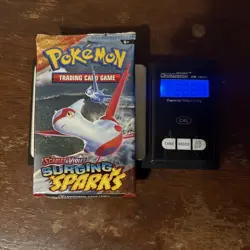 (VERY HEAVY) 22.64 Pokemon TCG Surging Sparks Booster Pack (SEALED)✅ ! - Image 1