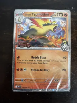Pokemon Ethan's Typhlosion Stamped Destined Rivals Build and Battle Deck -Sealed - Image 1