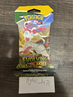 Pokemon SWSH EVOLVING SKIES Lot Of 4 Sleeved Blisters ART SET FACTORY SEALED - Image 3