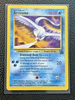 2000 WOTC POKEMON MOVIE ARTICUNO #22 NON-HOLO BLACK STAR PROMO AOKI NM - Image 1