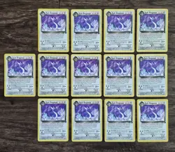 Vintage Pokemon Dark Dragonair 33/82 Team Rocket Regular Lot Of 13 - Image 1