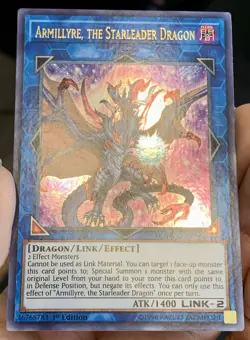 Yugioh Armillyre the Starleader Dragon DUOV-EN029 Ultra Rare 1st Ed NM w/Track - Image 5