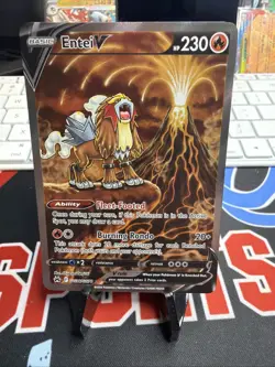 Entei v Galarian Gallery Crown Zenith Holo Pokemon TCG Card GG36/GG70 - Image 1