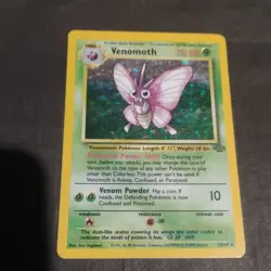 Vintage Venomoth 13/64 Jungle Holo Rare Pokemon Card TCG - Image 1