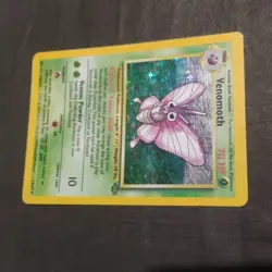 Vintage Venomoth 13/64 Jungle Holo Rare Pokemon Card TCG - Image 3
