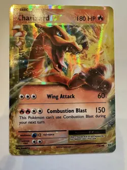 Pokemon TCG Charizard EX XY Evolutions Holo Rare Card 11/108 Near Mint Condition - Image 1