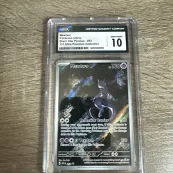 CGC 10 Mewtwo Pokemon 151 Ultra Premium Collection Black Star Promo English 052 - Image 1