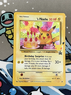 ______'s Pikachu 24/53 Celebrations: Classic Collection Holo Card - Image 1