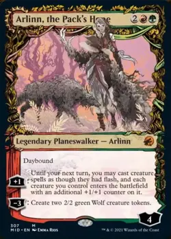 ~ Arlinn, the Pack's Hope / Arlinn, the Moon's Fury (Showcase) ~ NM ~ ~ MTG ~ - Image 1