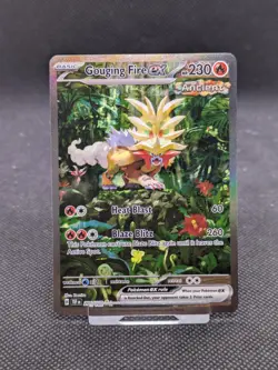 Gouging Fire ex 204/162 Temporal Forces SIR Illustration Rare Pokemon Card *New* - Image 1