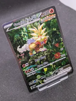 Gouging Fire ex 204/162 Temporal Forces SIR Illustration Rare Pokemon Card *New* - Image 2